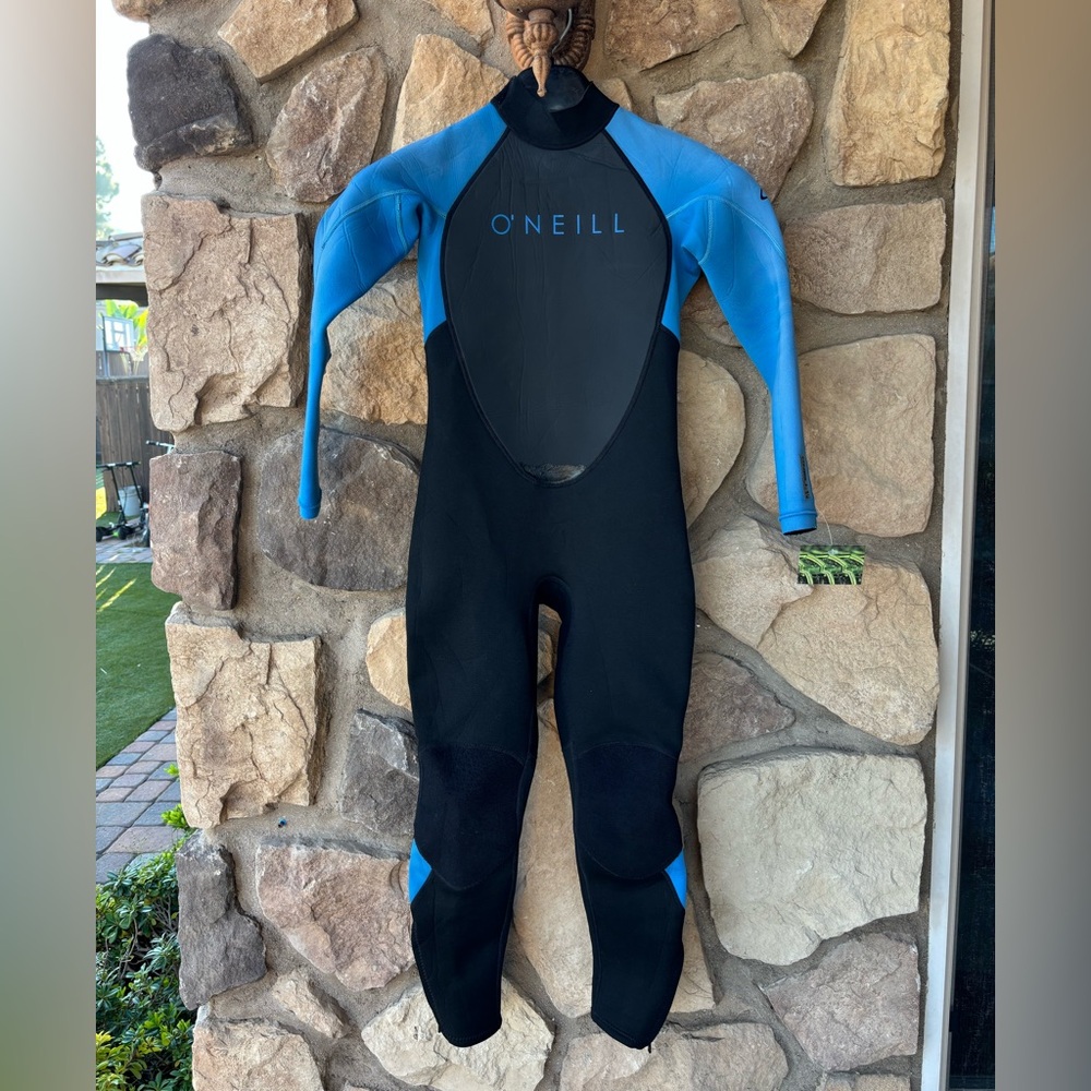 O'Neill reactor 3/2mm 2 Black and Blue Full youth kids 12 Wetsuit ab1835